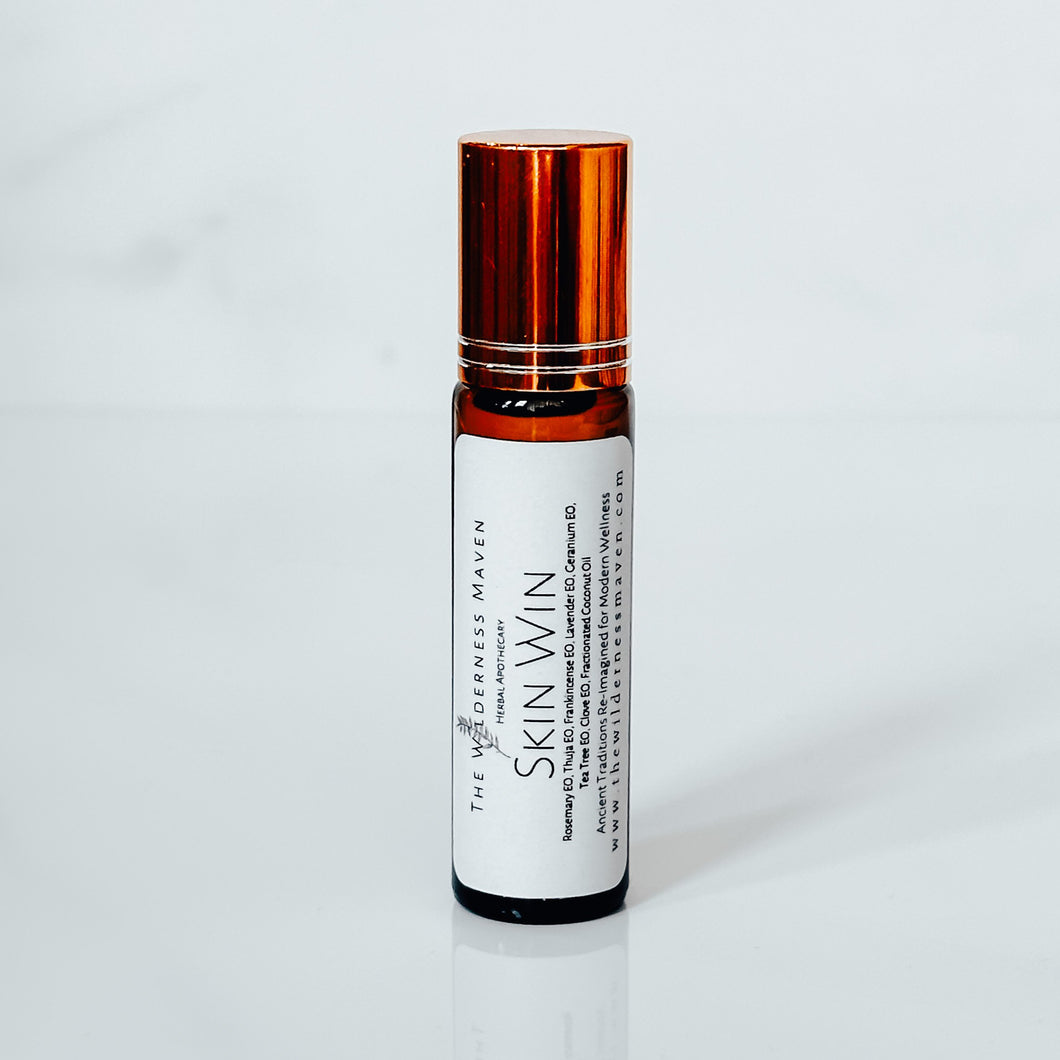 Skin Win Essential Oil Roller by The Wilderness Maven Herbal Apothecary