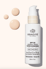 SPF 50 Tinted Mineral Drops Flex-Perfecting® Sunscreen Niacinamide + Green Tea