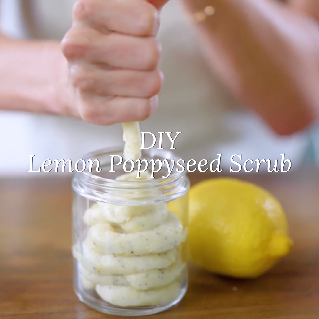 Lemon Poppyseed Scrub: The Simple DIY for Smoother, Brighter Skin