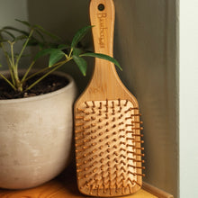 Load image into Gallery viewer, Bamboo Paddle Hair Brush
