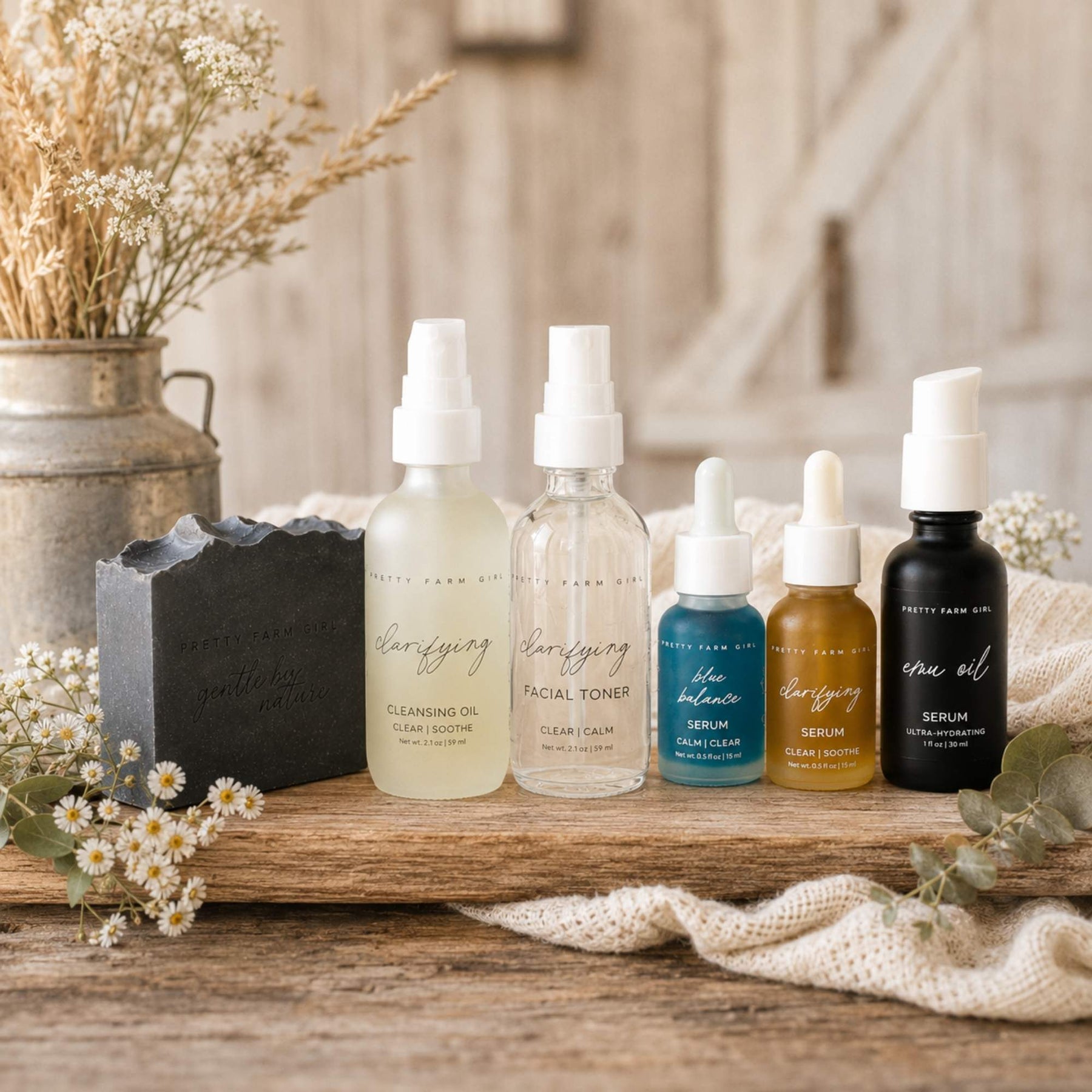 Pretty Farm Girl Acne Skin Kit Full Routine