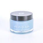 Pretty Farm Girl Blue Beauty Balm Soothing Tallow Face Balm jar on a white background.