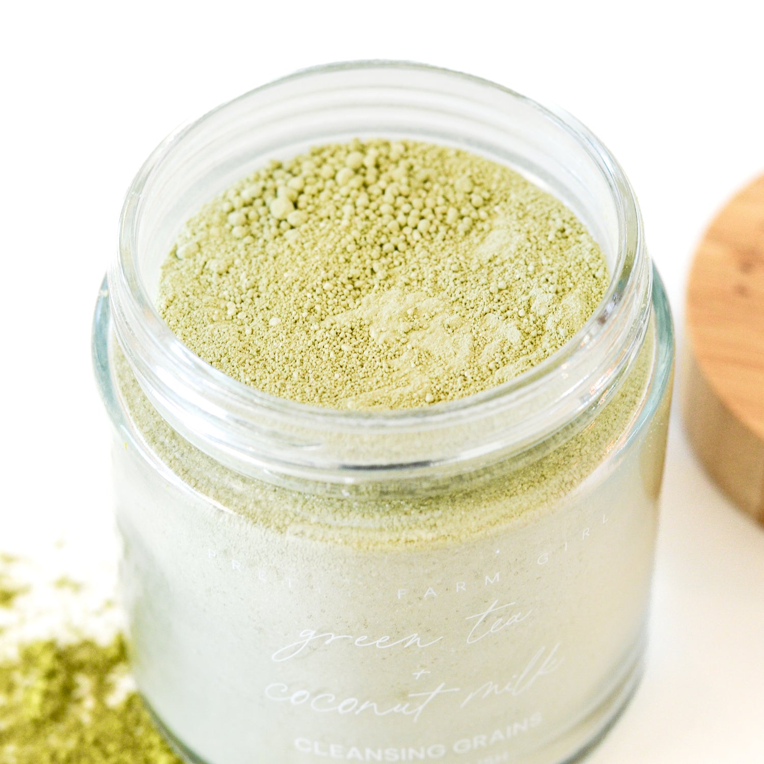 Green Tea + Coconut Milk Facial Cleansing Grains