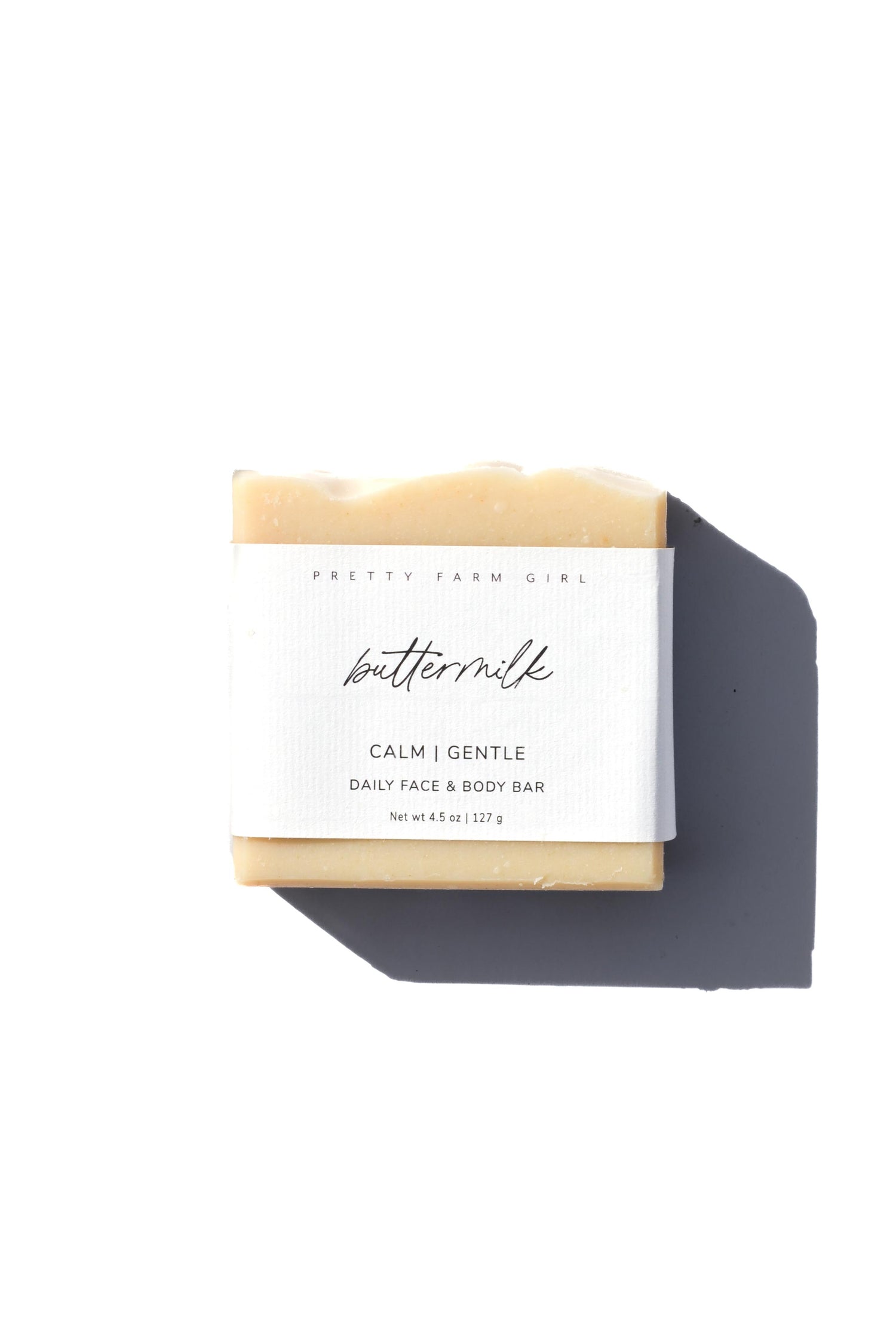 Buttermilk Fragrance Free Handmade Tallow and Goat Milk Soap Bar