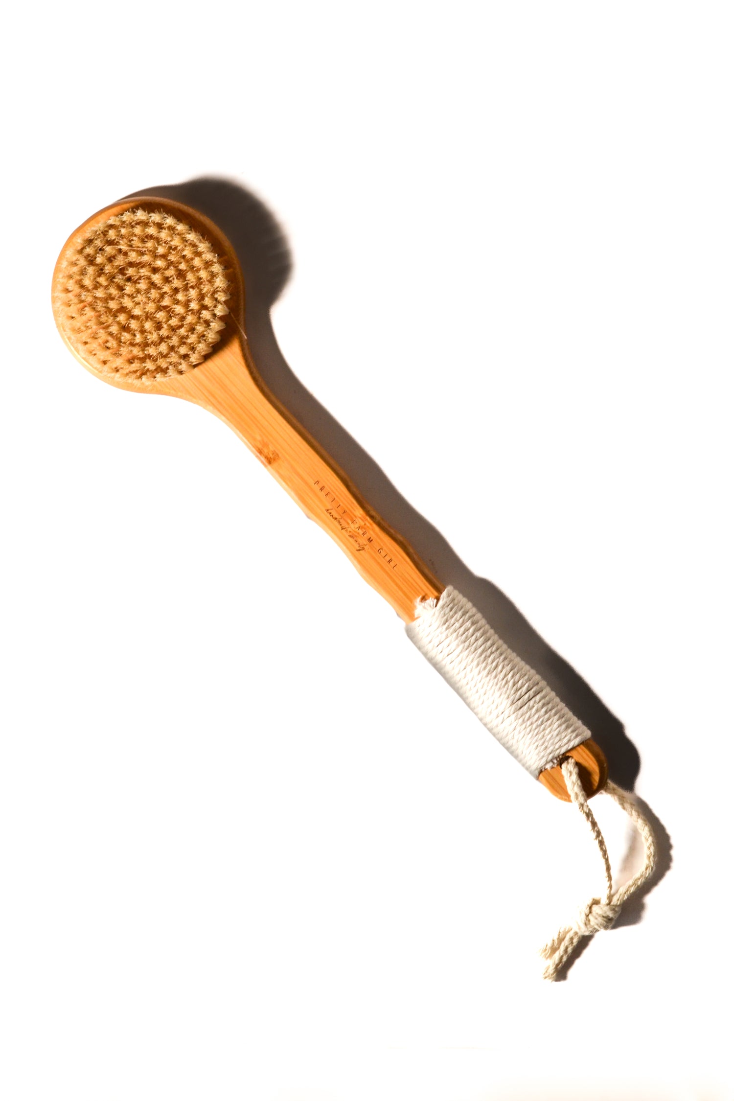 Bamboo Exfoliating Dry Brush With Sisal Bristles