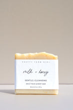 Load image into Gallery viewer, Milk + Honey Fragrance Free Handmade Tallow and Goat Milk Soap Bar
