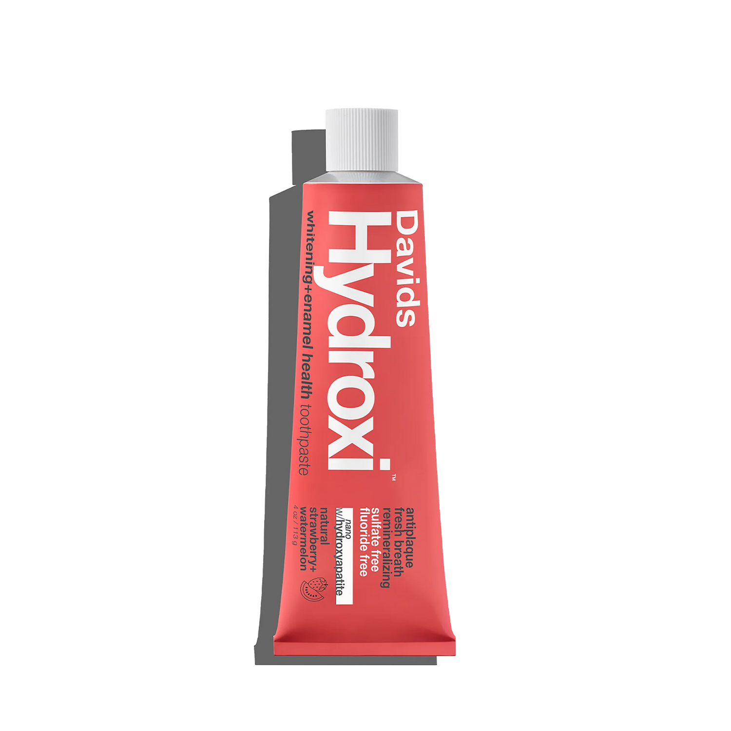 Davids Hydroxi™ blanqueador + salud del esmalte, pasta de dientes con nano-hidroxiapatita, niños + adultos / fresa sandía