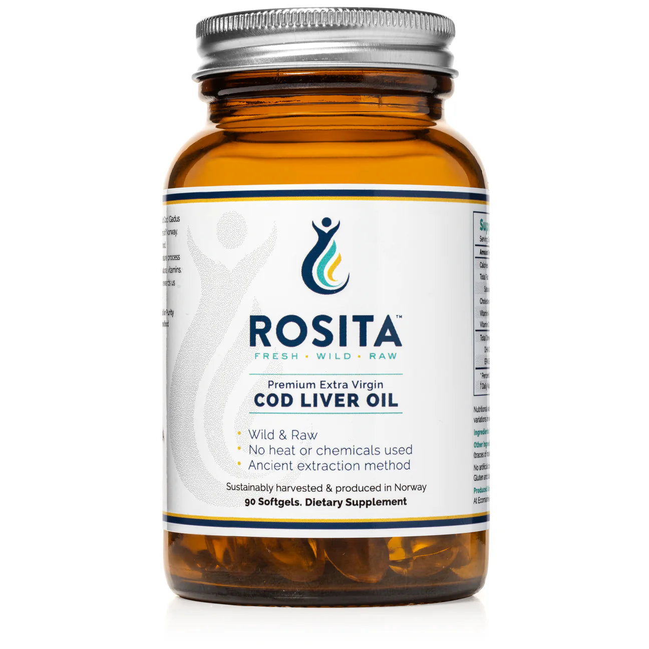 Rosita® Extra Virgin Cod Liver Oil Softgels