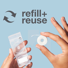 Load image into Gallery viewer, David&#39;s Expanding Mint Dental Floss With Refillable Dispenser

