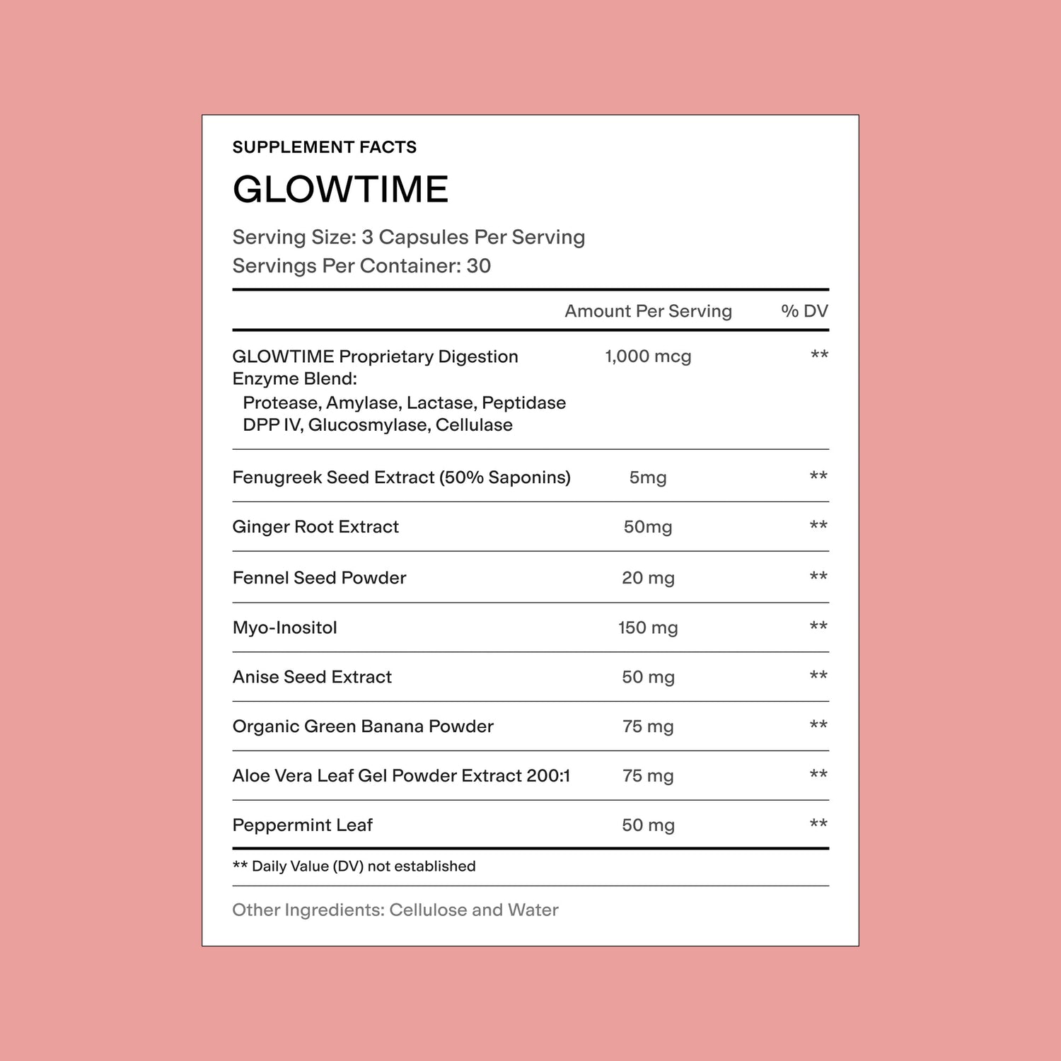 GLOWTIME Digestive Enzyme Blend