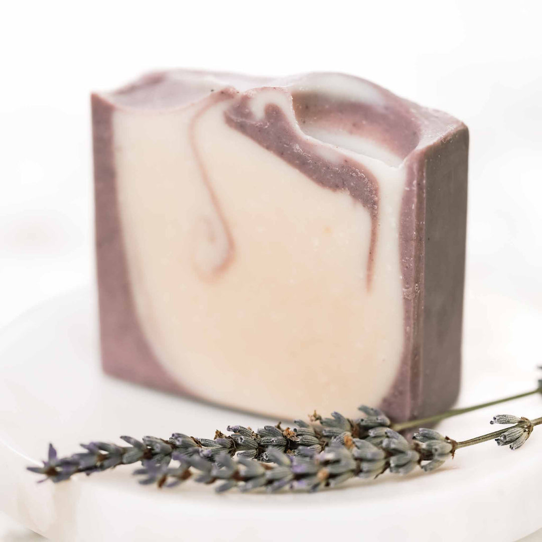 Lavender + Mint Handmade Tallow and Goat Milk Soap Bar