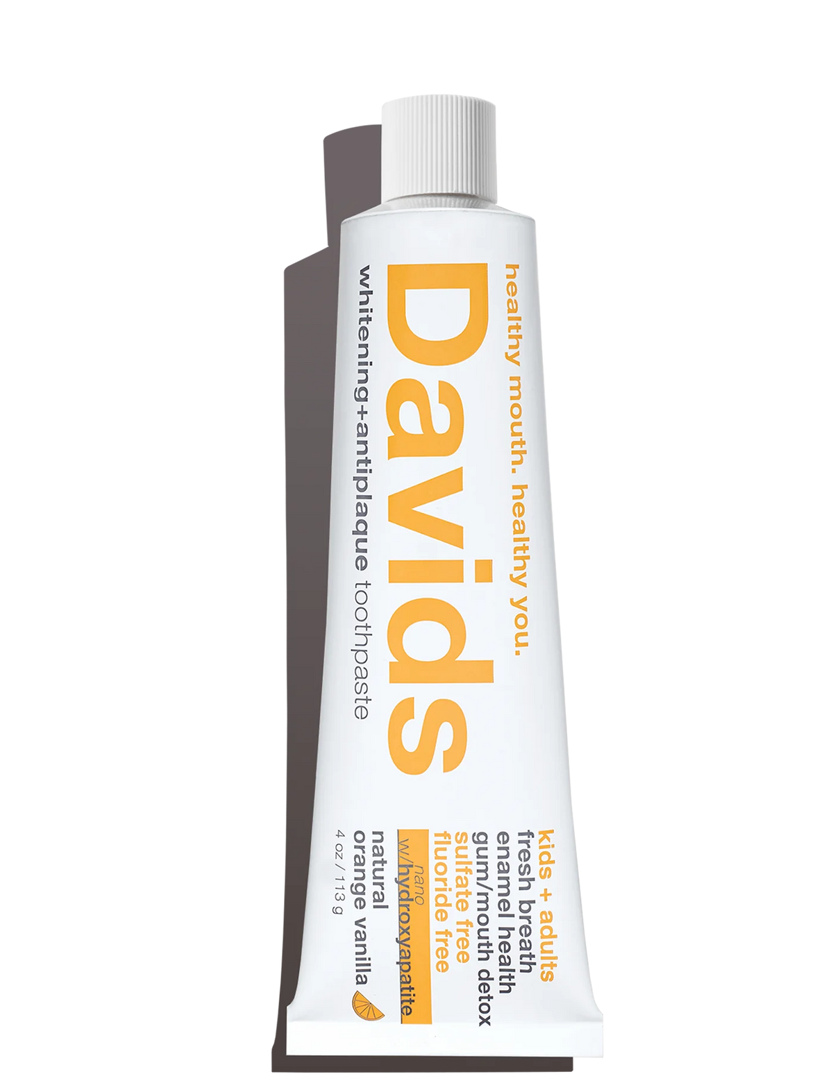 Pretty Toothpaste Davids Hydroxi™ Kids + Adults Nano-Hydroxyapatite Premium Toothpaste ...