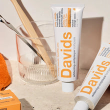 Load image into Gallery viewer, Davids Nano-Hydroxyapatite Premium Toothpaste / Orange Vanilla
