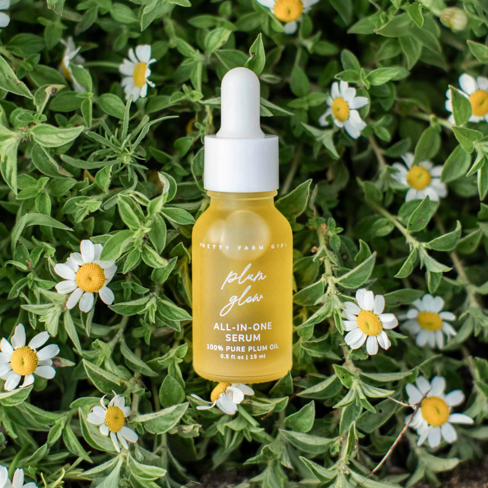Pretty Farm Girl Plum Glow Multipurpose Face Serum | 100% Pure Plum Oil