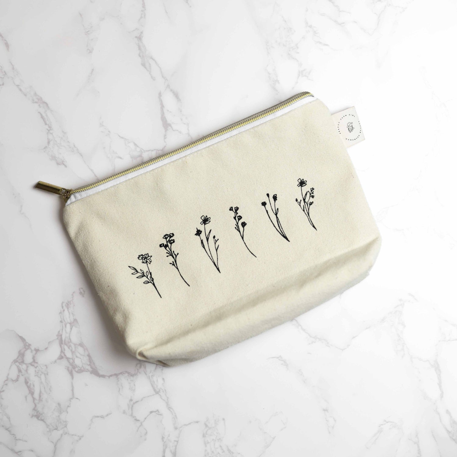 Skincare Canvas Pouch