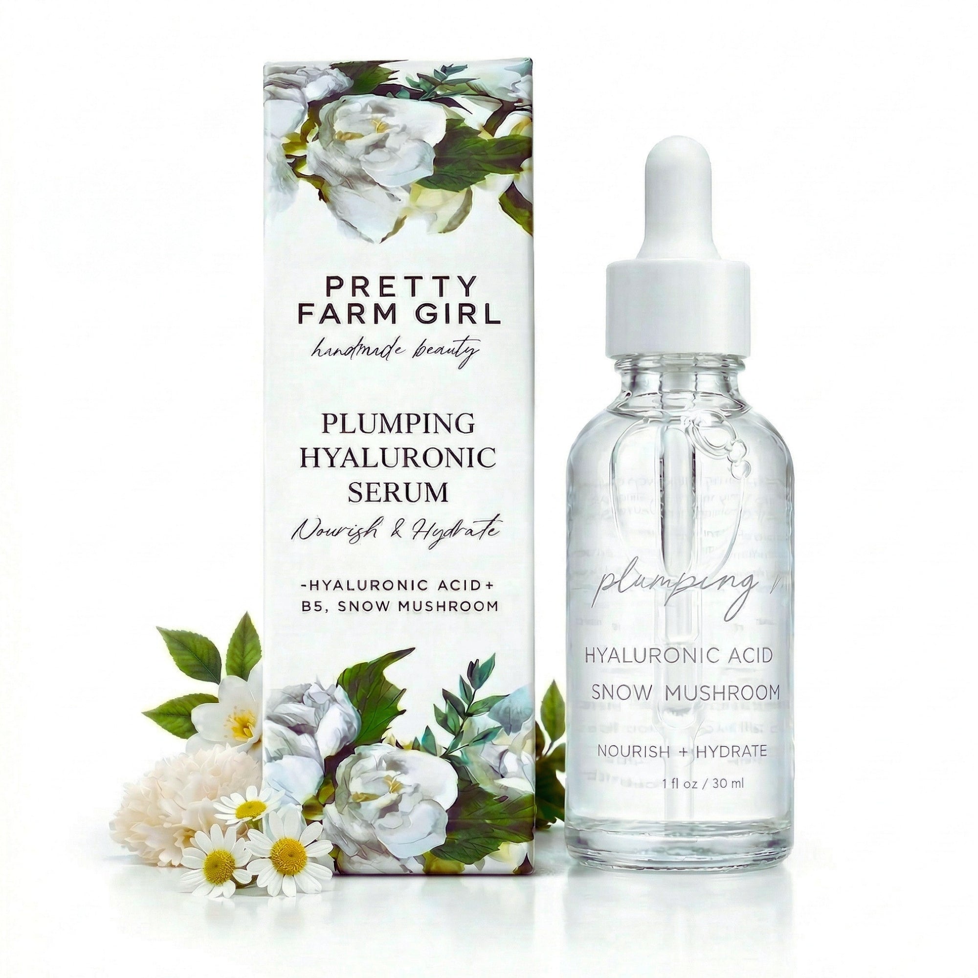 Hyaluronic Serum: Pretty Farm Girl's Natural Plumping