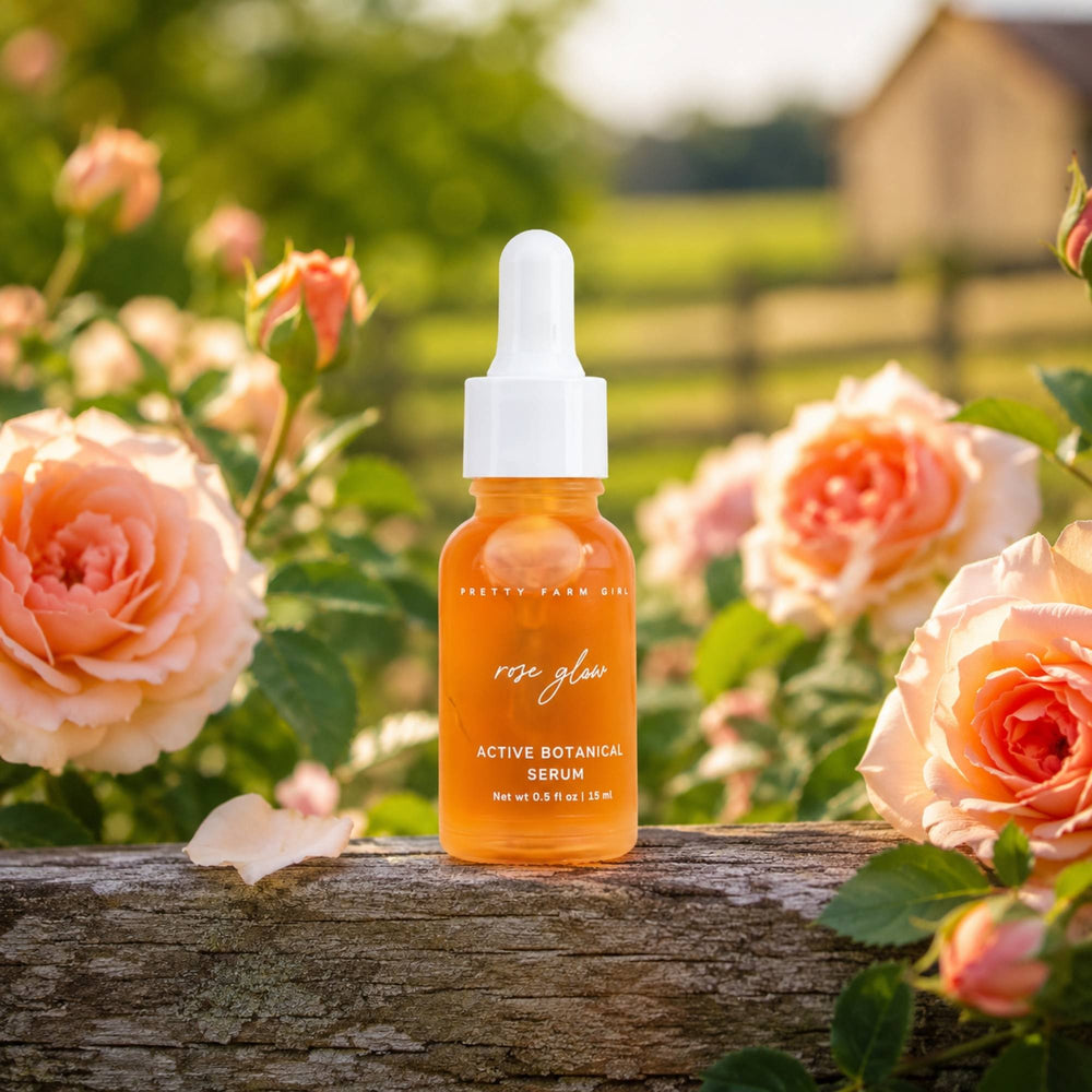 Pretty Farm Girl Rose Glow Anti-Aging Face Serum
