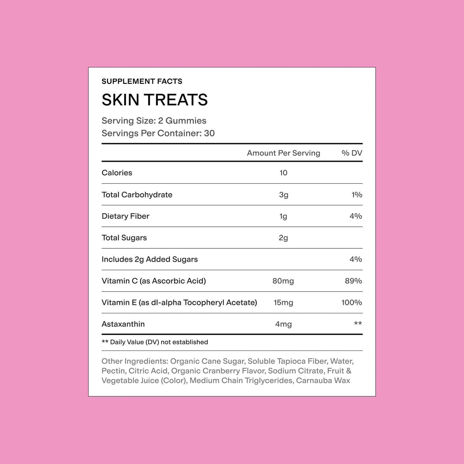 SKIN TREATS Elasticity + Glow Gummies