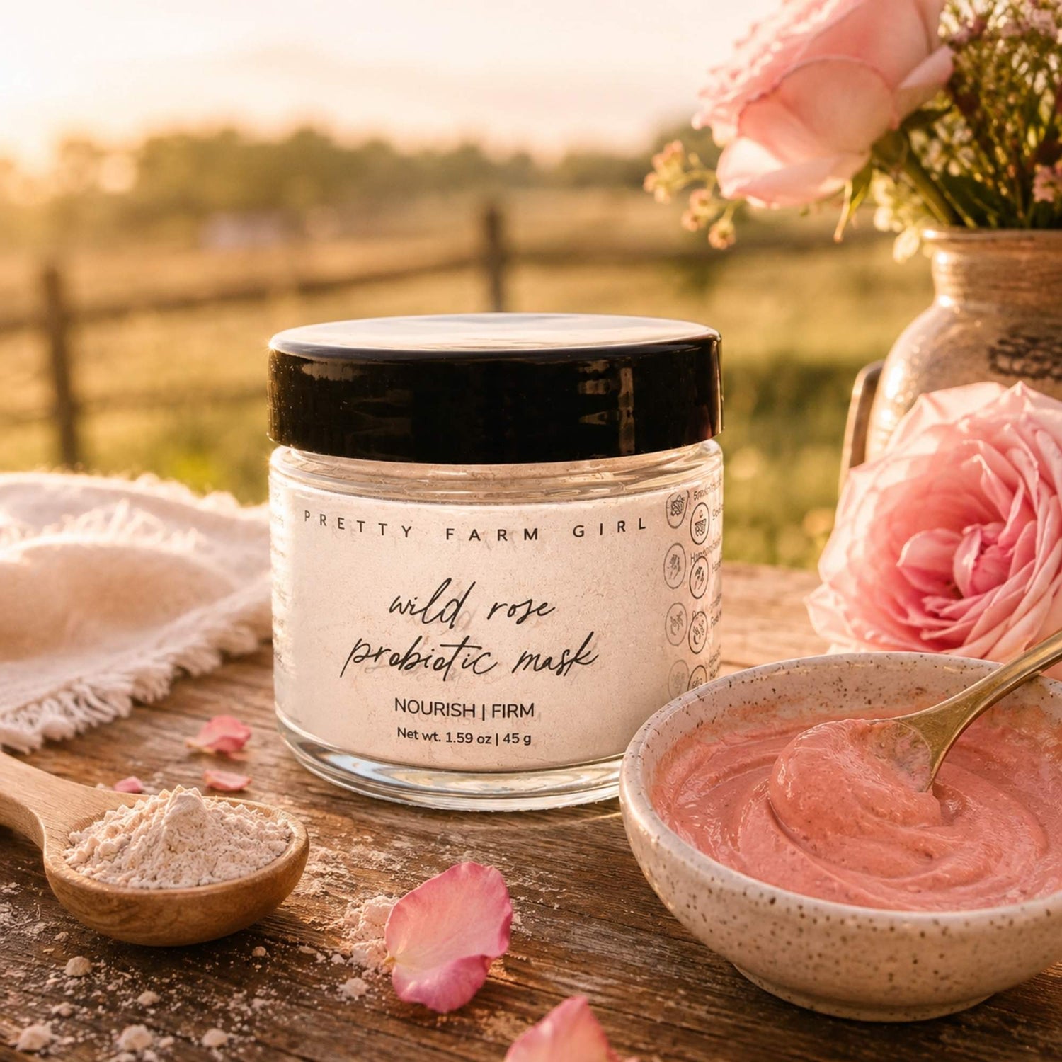 Wild Rose Probiotic Mask