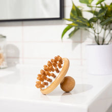Load image into Gallery viewer, Bamboo Stimulating Scalp Massager
