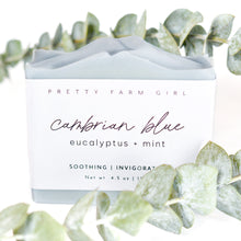 Load image into Gallery viewer, Cambrian Blue Eucalyptus Mint Seasonal Soap
