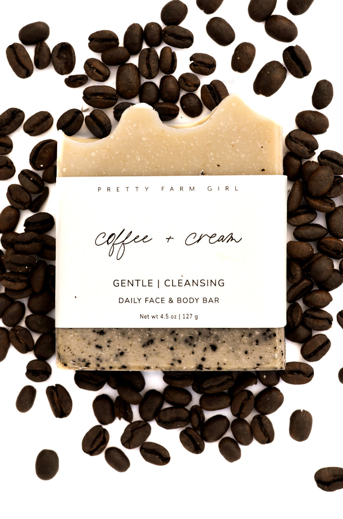 Coffee + Cream Handmade Tallow and Goat Milk Soap Bar