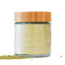 Load image into Gallery viewer, Green Tea + Coconut Milk Facial Cleansing Grains
