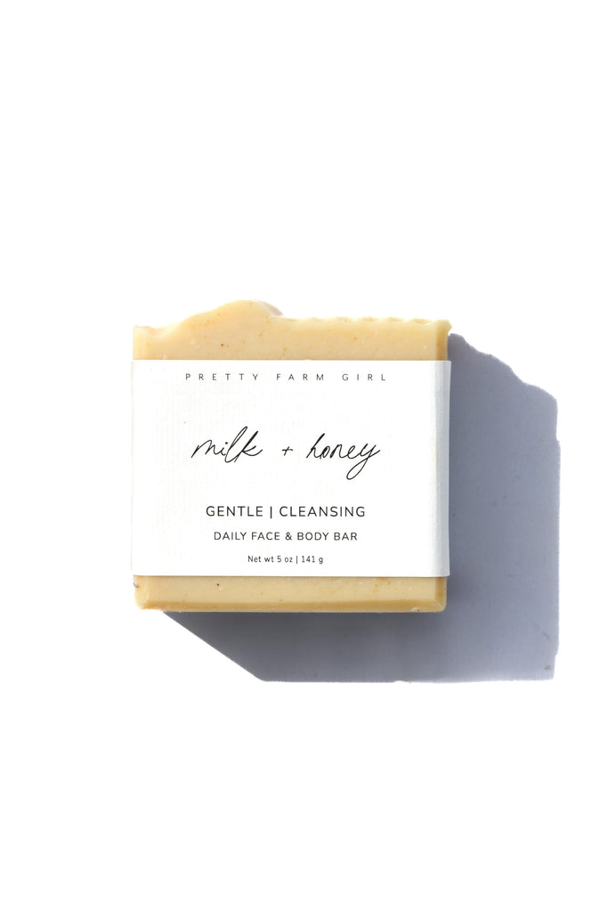 Milk + Honey Fragrance Free Handmade Tallow and Goat Milk Soap Bar