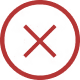 Comparison — cross icon