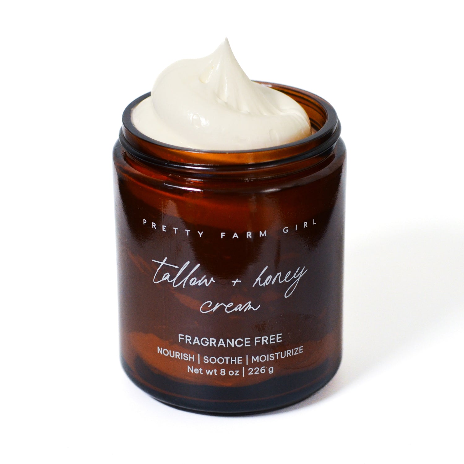 Fragrance Free Tallow + Honey Cream for Sensitive Skin