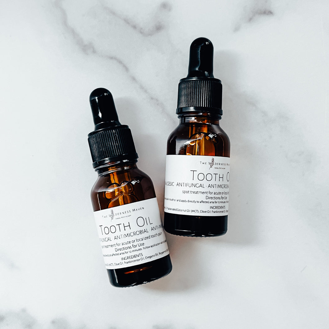 Tooth Oil by The Wilderness Maven Herbal Apothecary