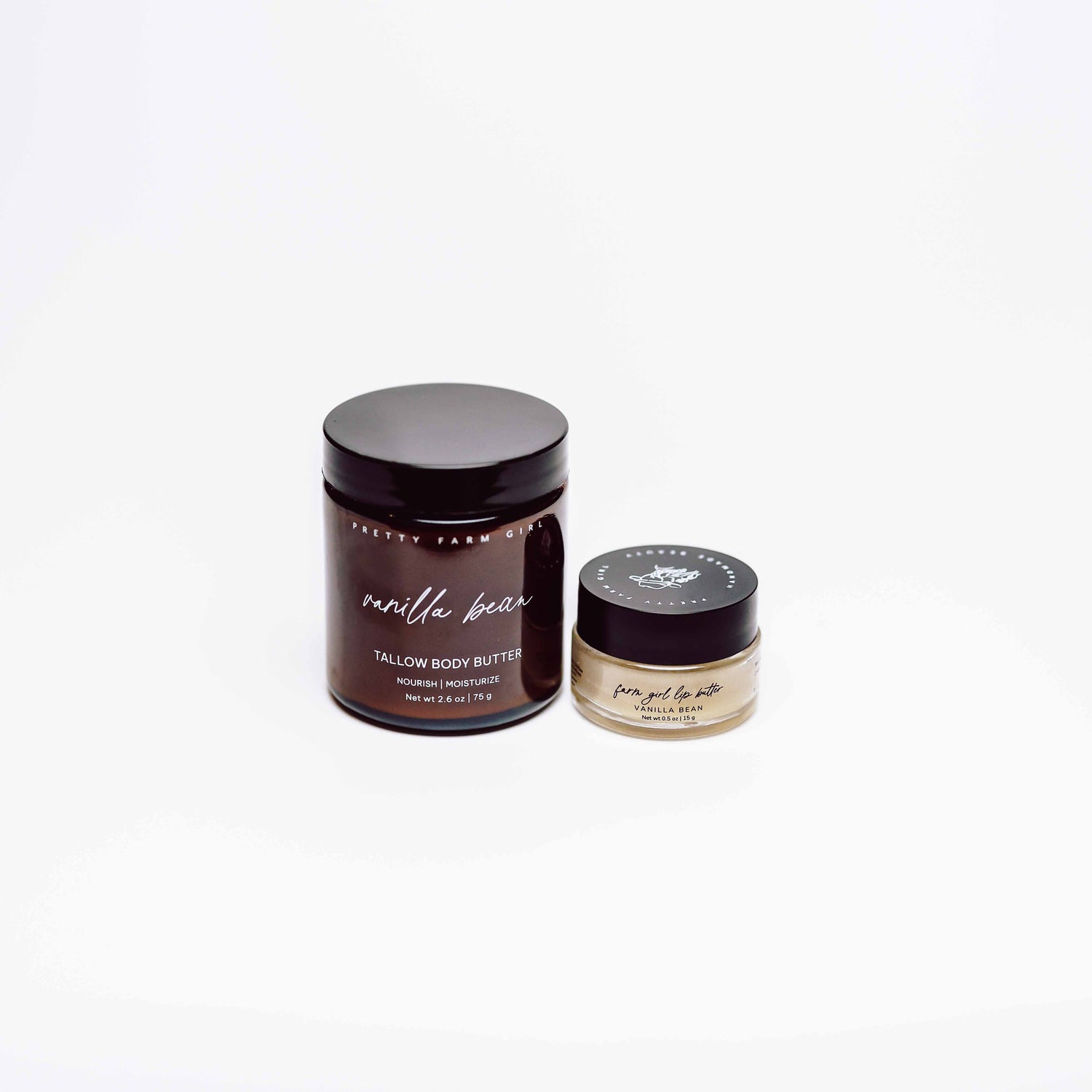 Vanilla Body Butter + Lip Butter Tallow Duo